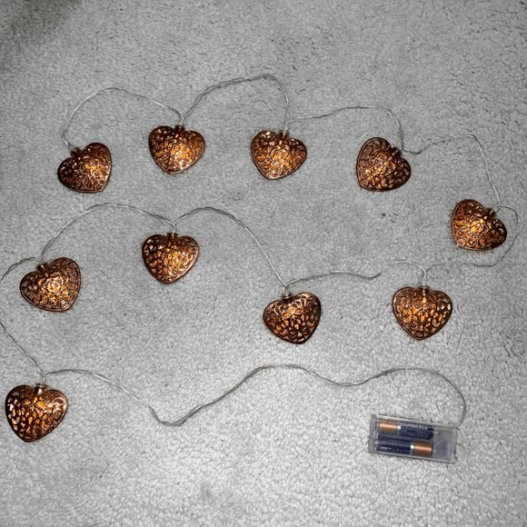 Heart Shaped String Lights - Picture 1 of 3